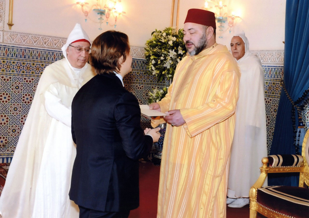 Credentials presented to H.M. King Mohammed VI