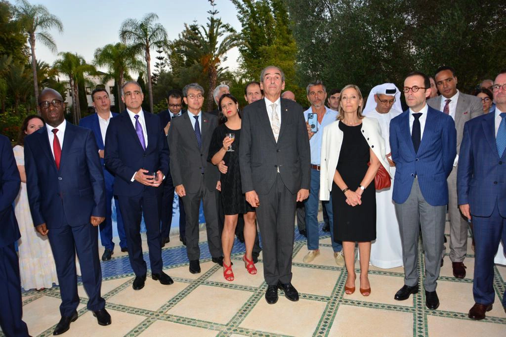 Ambassador Julien Brunie receives the Moroccan authorities and the diplomatic corps on the occasion of the feast of Saint Jean Baptiste