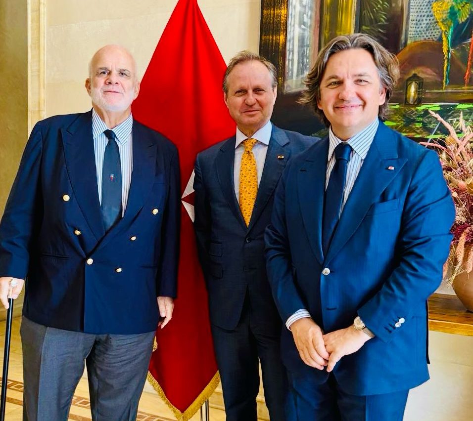 Visite de courtoisie des ambassadeurs de l’Ordre Souverain de Malte en Grèce et auprès de l’UNESCO au Maroc