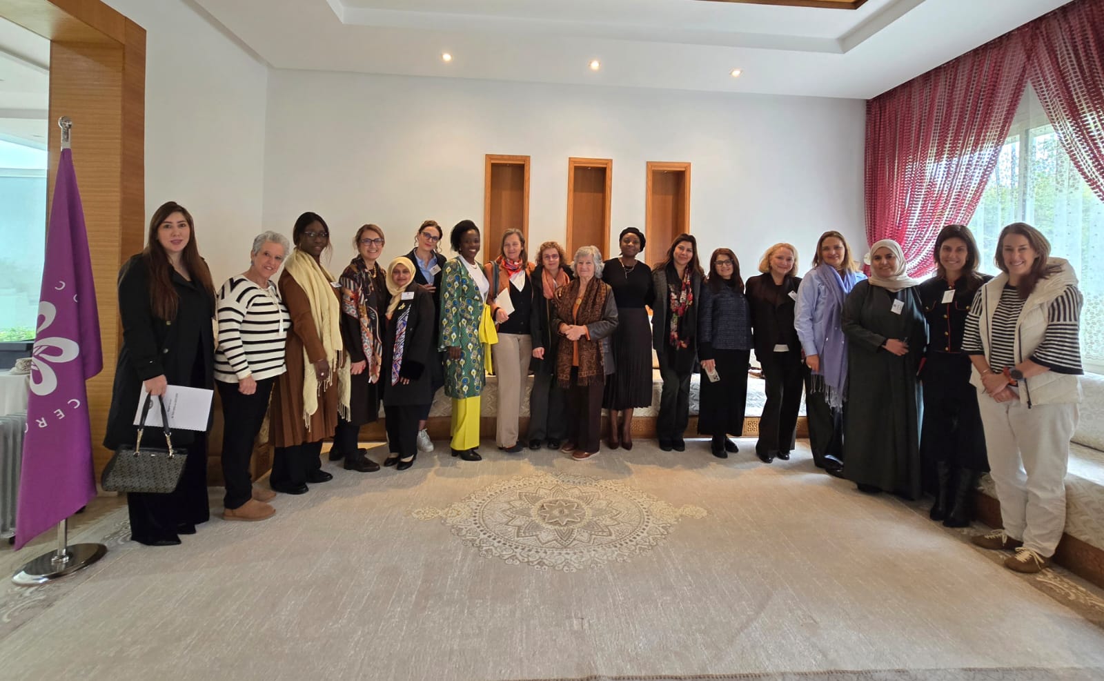 Réunion du Cercle Diplomatique au Maroc avec Olivia Brunie, Vice-Présidente élue pour 2026