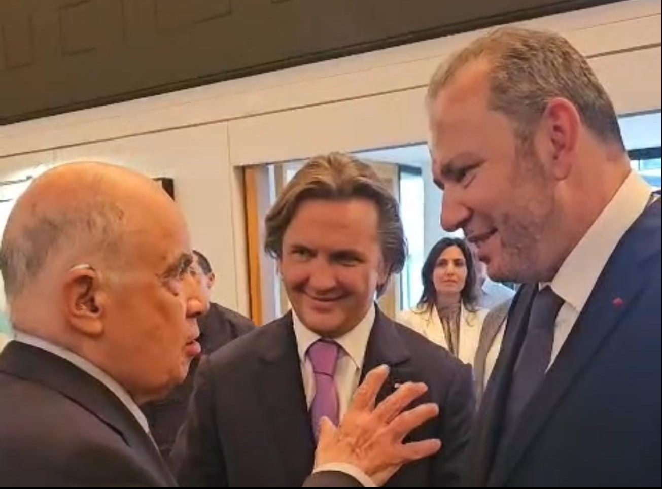 L'Ambassadeur de l'Ordre Souverain de Malte au cocktail d'au revoir de l'Ambassadeur de France à Rabat avec les autorités et personnalités marocaines